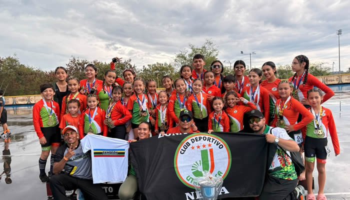 Huila se destacó en Copa Nacional de Patinaje en el Tolima
