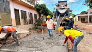 Tesalia avanza en el mejoramiento de sus vías urbanas