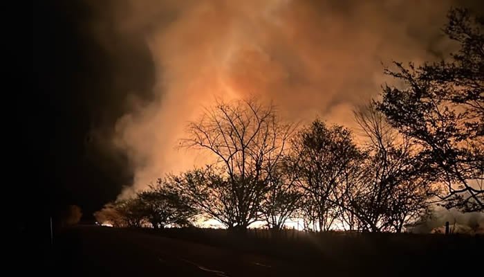 Huila registró cuatro incendios de cobertura vegetal