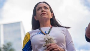 Baño de masas para María Corina Machado