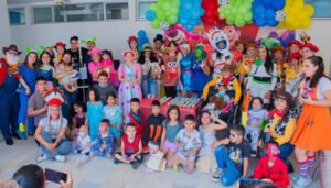 Hospital de Neiva celebró Halloween con sus pequeños pacientes